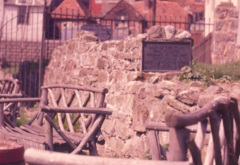 Part of the old town wall of Hastings